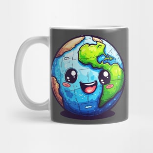 Earth cartoon Mug